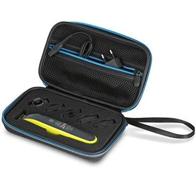 Afbeelding van Wicked Chili Hoes compatibel met Philips OneBlade QP2530/30 scheerapparaat, QP2630/30, QP2520/30, QP2520/20, reistas, One Blade beschermhoes accessoirevak (zwart)