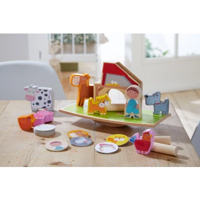 Afbeelding van HABA Stapelspiel Tierischer Balanceakt Speelgoed voor kinderen, Maat: One Size, Multi coloured