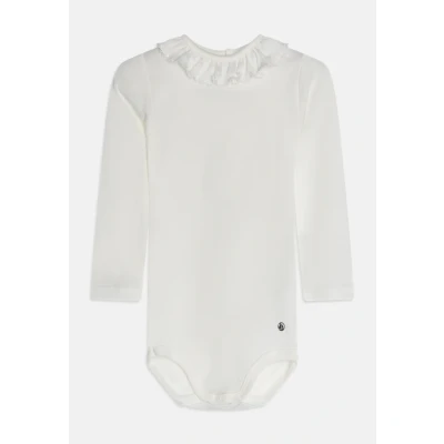 Afbeelding van Petit Bateau Meisjes Ciana romper met volant in de kleur Wit, maat: 62