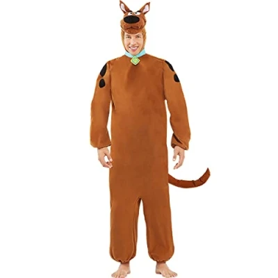 Afbeelding van FUNIDELIA Scooby Doo kostuum voor volwassenen Maat: S Bruin