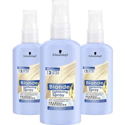 Afbeelding van 3x Schwarzkopf Blonde Blondspray super