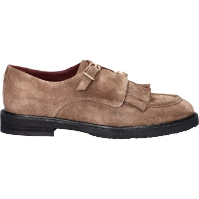 Afbeelding van Fred De La Bretoniere Paris Jay Loafers Dames Instappers Taupe Maat 42