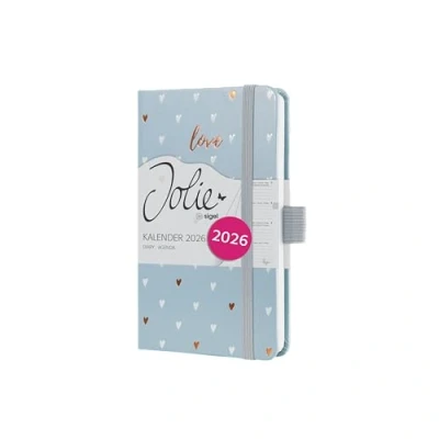 Afbeelding van SIGEL J6334 Wochenkalender Jolie 2026, ca. A6, grijs
