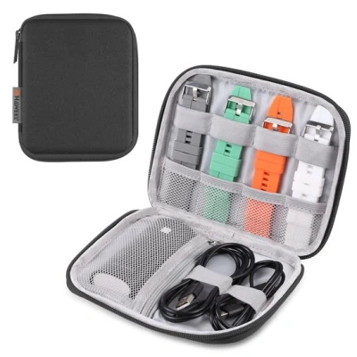 Afbeelding van Apple Watch Organizer / opberghoes Smartwatch bandjes &amp; accessoires Small Zwart