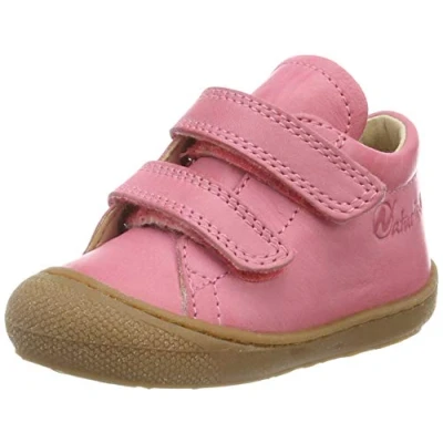 Afbeelding van Naturino Cocoon VL schoenen voor de eerste stapjes, nappaleer, felroze 17, Roze