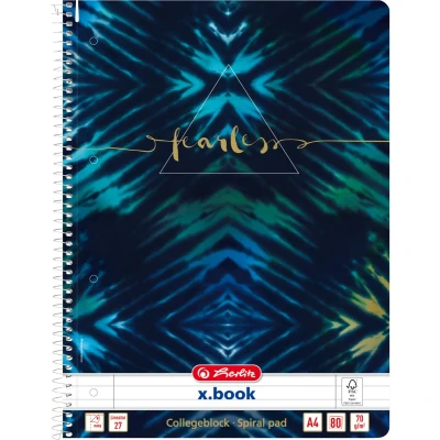 Afbeelding van Spiralblock A4 80 Bl. Lin.27 New Batik Fearless