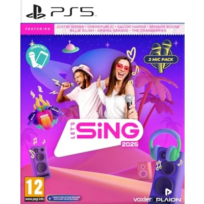 Image de Koch Media Let&#039;s Sing 2025 + 2 Micro Uk/fr PS5 (chansons International)