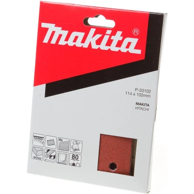 Afbeelding van Makita Schuurvel K80 114x102 rood