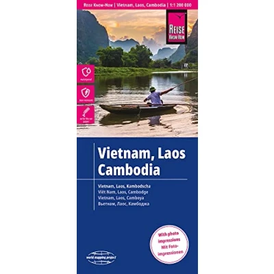 Afbeelding van Reise Know How Landkarte Vietnam, Laos, Kambodscha (1:1.200.000)