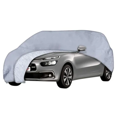 Afbeelding van Autobeschermhoes afdekhoes All Weather Premium maat 8 grijs