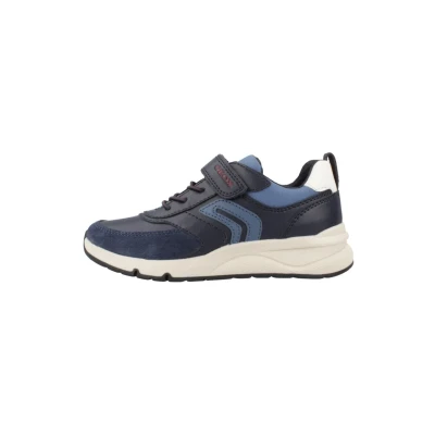 Afbeelding van Geox Rooner Sneakers laag voor kinderen, Maat: 32, Blau Kunststof/ textiel