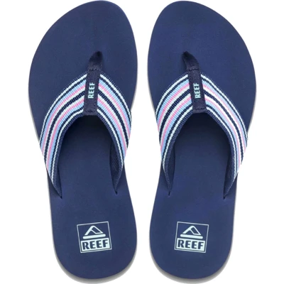 Afbeelding van Reef Spring Teensandalen, Dames, Maat: 41, Peacoat stripe Polyester