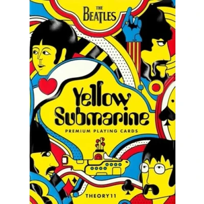 Afbeelding van Murphy&#039;s Magic Supplies, Inc. Theory11 speelkaarten The Beatles Submarine geel