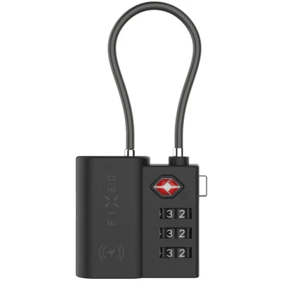 Afbeelding van Fixed Tag Lock met Apple Find My Support TSA reisslot voor de koffer Zwart