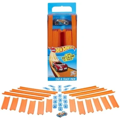 Afbeelding van Hot Wheels Track Builder Straight with Car