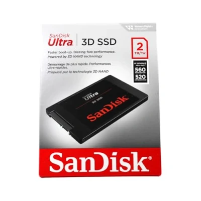 Image de SanDisk Ultra 3D SSD 2 To interne 2.5&quot; SATA 6Gb/s