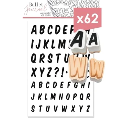 Afbeelding van Nr. 2 Alphabet Stamp Bullet Journal
