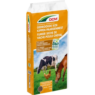 Afbeelding van Gedroogde Koe Kippen Paardenmest 10kg