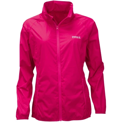 Afbeelding van Ultra lichte regenjas Packable Cherry Pro X Elements Dames 10000mm waterdicht 3000gr/24u windstopper Kap in de kraag Met opbergzakje