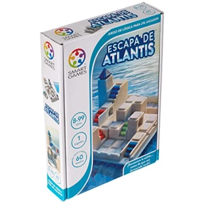 Afbeelding van Smart Games Escape of Atlantis Kinderpuzzel Bordspel 8 jaar ouder spelletjes voor kinderen Cadeaus van 3D muntenbordspel