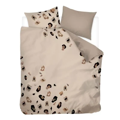 Afbeelding van Snoozing Sion Dekbedovertrek Extra breed 260x200/220 cm Zand