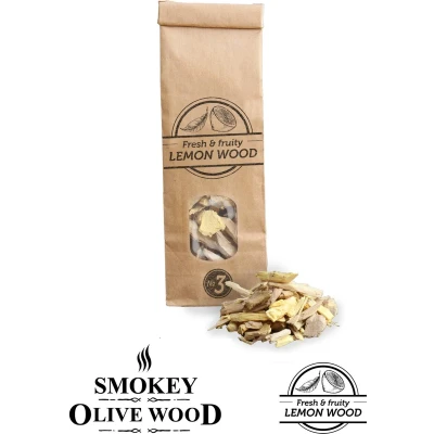 Afbeelding van Smokey Olive Wood Citroen Rookchips No3 500 ml