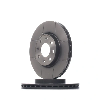 Afbeelding van BREMBO 09.5843.77 Remschijf 257 22 4 Gekerft, interne ventilatie Gecoat Met schroeven OPEL: Corsa D Hatchback, E Adam