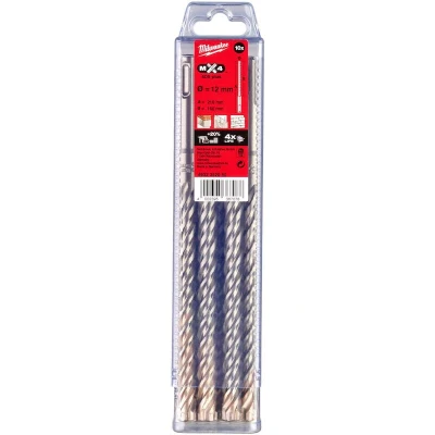 Image de MILWAUKEE 4932352050 Foret à percussion SDS Plus MX4 4 bobines 12x210mm (10 pcs)