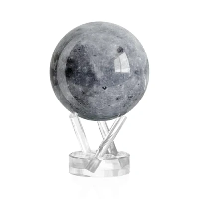 Afbeelding van MOVA Globe Moon 4,5 inch Space Series met basis, roterende wereldbol op zonne energie, uniek cadeau en decoratie voor thuis of kantoor mannen, vrouwen, kinderen
