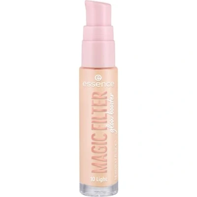 Afbeelding van essence MAGIC FILTER Glow Base Booster, nr. 10, kleureffect, voedend, verzachtend, natuurlijk, stralend, veganistisch, parfumvrij, alcohol, zonder parabenen, 1 stuk (14 ml)