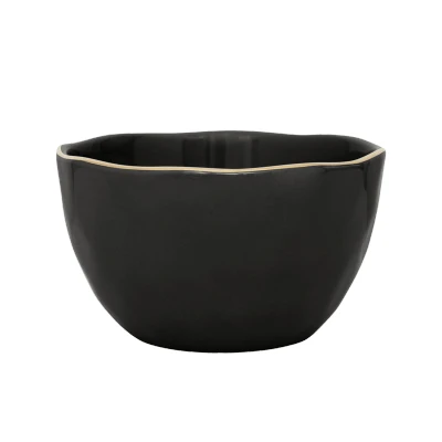 Afbeelding van Urban Nature Culture Good Morning Kom 14 Cm Zwart