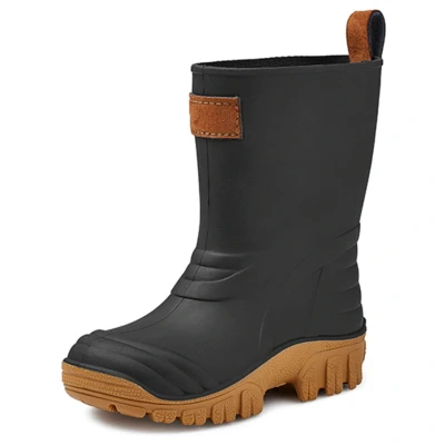 Afbeelding van Gevavi Kinderlaars 401n Sebs Zwart&amp;Taupe Laarzen 28/29