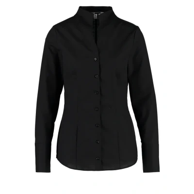 Afbeelding van Seidensticker Women&#039;s Blouse Slim Fit Long Sleeve SN080613 Black 32