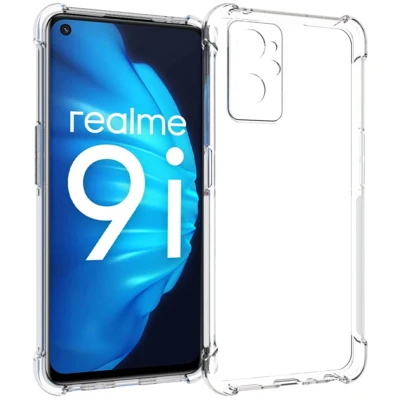 Afbeelding van Accezz Hoesje Geschikt voor Realme 9i Siliconen Clear Backcover Transparant