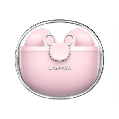Image de USAMS BU Series BU12 Écouteurs sans fil avec micro intra auriculaire Bluetooth rose