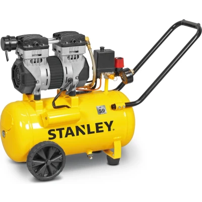 Afbeelding van Stanley Compressor Zonder Olie Horizontaal Low Noise 24 L / 1 pk 8 bar