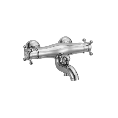 Afbeelding van Huber Victorian Thermostatische Badkraan RVS VTT270102A