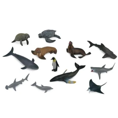 Afbeelding van Collecta set a mini zeedieren 7 3 cm (12st)