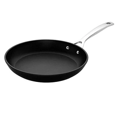 Image de Le Creuset Poêle Anti Adhérente en Aluminium Forgé, 20 cm, Anthracite/Argenté,51112200010002