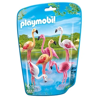 Image de Playmobil City Life 6651 Groupe de flamants roses
