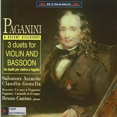 Afbeelding van Paganini Son Vlin+Bassoon (CD)