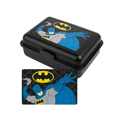 Afbeelding van United Labels DC Comics Batman broodtrommel met scheidingswand, zwart