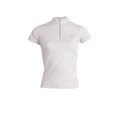 Image de Montar Polo Everly Crystal Logo Blanc L
