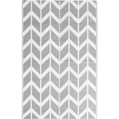 Afbeelding van Buitenkleed 160x230 cm polypropeen grijs
