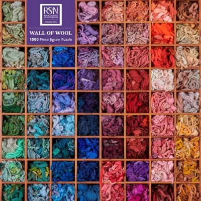 Afbeelding van Adult Jigsaw Puzzle: Royal School of Needlework: Wall Wool: 1000 Piece Puzzles