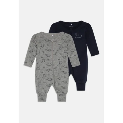 Afbeelding van Name it Nbmnightsuit DINO 2 PACK Body voor kinderen, Maat: 50, Grey melange