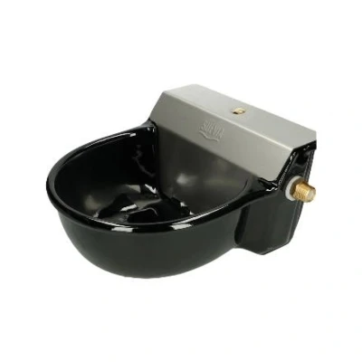 Image de Suevia Vlotter drinkbak model 340, Suevia, Zwart Geschikt voor Rundvee Koeien