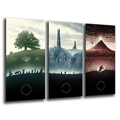 Image de Cadre photo poster photographique multicolore 97 x 62 cm