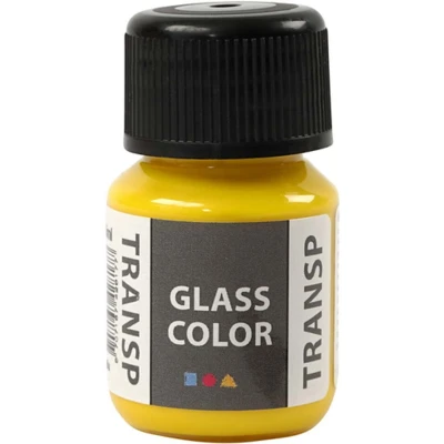 Afbeelding van Glass Color Transparante Verf Citroengeel, 30ml