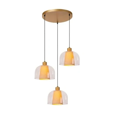 Afbeelding van Lucide GUNHILD Hanglamp 3xE27 Transparant